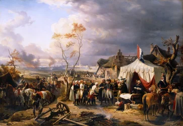 General De la Morlière nimmt die Kapitulation von Antwerpen entgegen, 29. November 1792