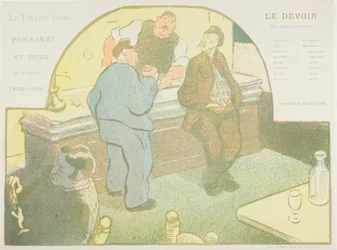 Vierte Aufführung: Le Devoir, für Le Théâtre Libre