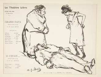Programm des Théâtre Libre: Großvater