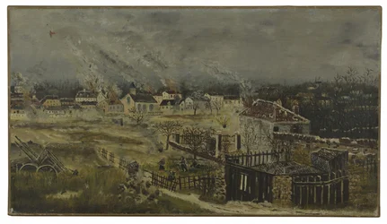 Schlacht von Champigny - Episode des Krieges von 1870, ca. 1882