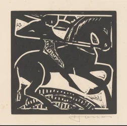 Reiter auf einem Pferd