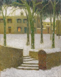 Ein Platz in Nemours, 1930