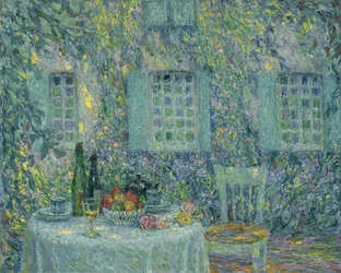 Der Tisch. Die Sonne auf den Blättern, Gerberoy, 1917