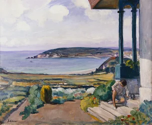 Der Garten an der Bucht von Morgat, 1924