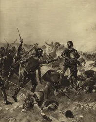 Schlacht von Poitiers, 1356 (Gravur)