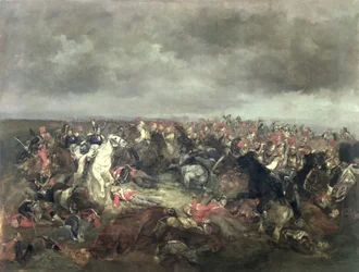 Marschall Ney (1769-1815) bei Waterloo, 1869
