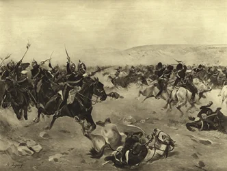 Der Angriff der schweren Brigade, Schlacht von Balaklawa, 1854