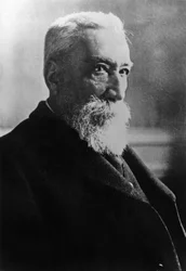 Anatole France (1844-1924), französischer Schriftsteller, Foto von Henri Manuel