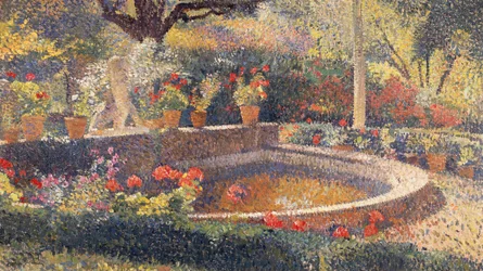 Der zentrale Teich im Marquayrol Park