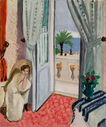 Innenansicht in Nizza, ca. 1919