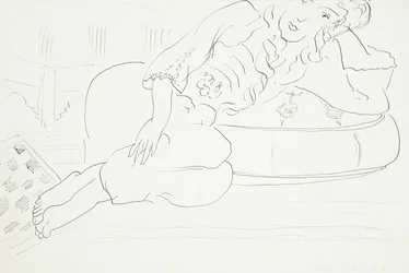 Odaliske Schachbrett, Kissen