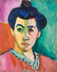 Porträt von Madame Matisse. Der grüne Streifen
