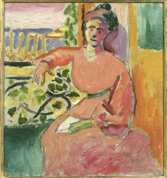 Frau am Fenster