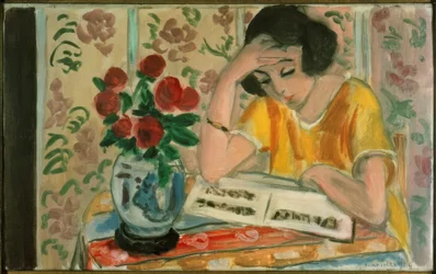 Frau beim Lesen