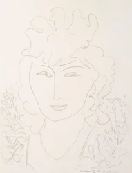 Frau mit Hut