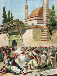 Armenischer Angriff auf eine Moschee