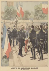 Ankunft von Major Marchand in Toulon