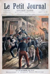 Katastrophe im Saint-Sauveur-Krankenhaus, Lille, Frankreich, 1896