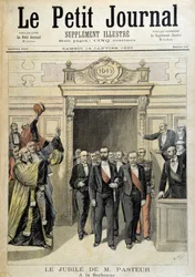 Das Jubiläum von M. Pasteur an der Sorbonne - in „Le Petite Journal“ vom 14.01.1893