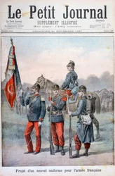 Vorgeschlagene neue Uniformen der französischen Armee, 1897