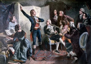 Rouget de Lisle singt die Marseillaise, 1892