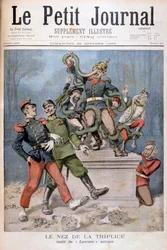 Die Verbündeten Nase, nach Laokoon, 1896
