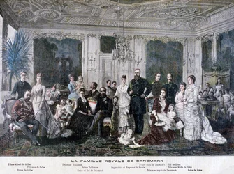 Die königliche Familie von Dänemark, 1891