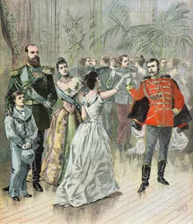 Zar Alexander III. und seine Familie