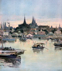Ansicht von Bangkok, 1893