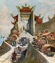 Blick auf das Shanghai-Tor