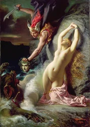 Andromeda an den Felsen gekettet, 1874