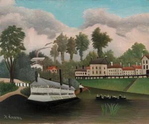 Das Waschboot von Pont de Charenton