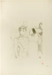 Lender und Lavallière in einer Revue im Variété
