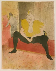 Die sitzende Clownin, aus der Serie „Elles“