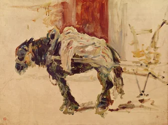 Ein Zugpferd in Céleyran, 1881