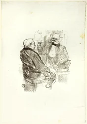 Georges Clemenceau und der Optiker Mayer, aus Au Pied du Sinaï
