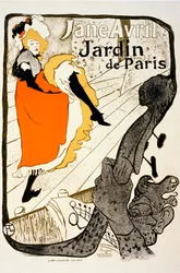 Jane Avril im Jardin de Paris, 1893.