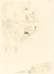 Lender tanzt den Bolero in Chilperic, 1895