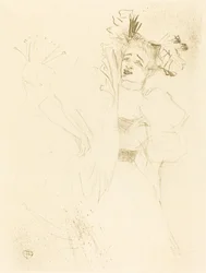 Lender von vorne in "Chilperic" (Lender de face dans "Chilpéric")