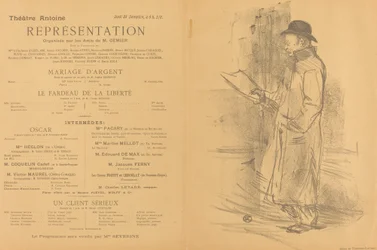 Silberhochzeit; Die Last der Freiheit; Ein ernster Kunde [recto]