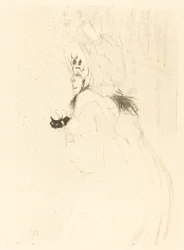 May Belfort verbeugt sich, 1895
