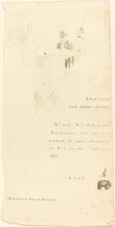 Einladung von Herrn und Frau Alexandre Natanson