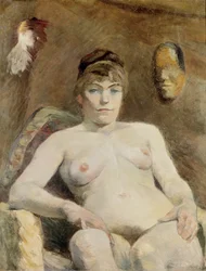 Nackte Frau