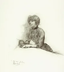 Sitzende Frau, ca. 1887