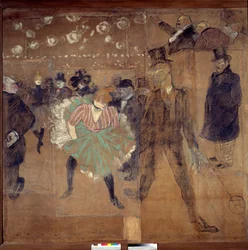 Schild für das Haus der Goulue (Weber Louise genannt La Goulue)