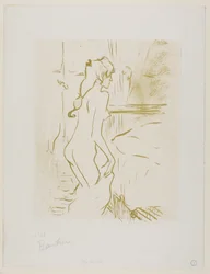 Studie einer Frau