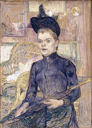 Die Frau mit dem schwarzen Hut, die taube Berthe, 1890