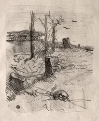 Ein Friedhof in Galizien, 1898