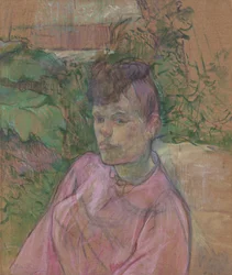 Frau im Garten von Monsieur Forest, 1889-91