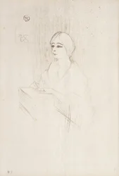 Yahne in ihrer Box, 1895
